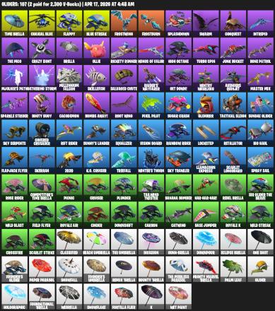 [PC/XBOX] | 108 skins | Floss | Take The L | OG STW | Black Knight | Sparkle Specialist | Royale Knight | The Reaper | Elite Agent | #EUP8901 — image 5