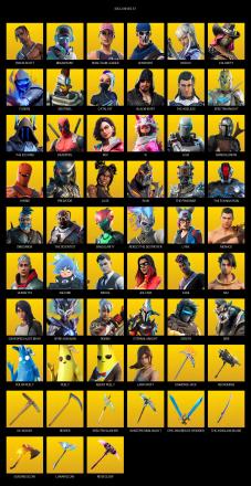 [PC/PSN] | 204 skins | OG STW | Travis Scott | Lara Croft | Breakpoint | Rose Team Leader | Warpaint | Mizuki | Calamity | Fusion | #YMY5910 — image 1