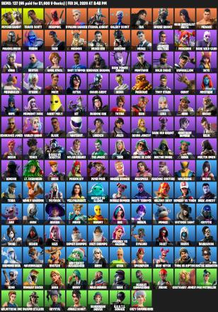 [PC/PSN/XBOX] | 137 skins | 550 V-bucks | Leviathan Axe | Travis Scott | Psycho Bandit | Deadpool | Dynamo Dancer | Eternal Knight | #JHA7013 — image 2