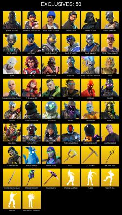 [PC] | 207 skins | Floss | Take The L | OG STW | Black Knight | Sparkle Specialist | Royale Knight | The Reaper | Elite Agent | Blue Squire | #PKQ8048 — image 1