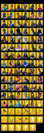[PC/XBOX] | 215 skins | Floss | Take The L | OG STW | Black Knight | Travis Scott | Sparkle Specialist | Royale Knight | The Reaper | #OXH5049 — image 1