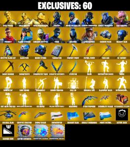 (PC/PSN/XBOX) 264 SKINS 💫 Gold Midas ⚡️ Gold Brutus 💍 Gold Meowscles ⚡️ Trilogy 💍 Point Patroller ⚡️ Carbon Commando | 300 V-Buck | PARENTAL CONTROLS — Fortnite account listing