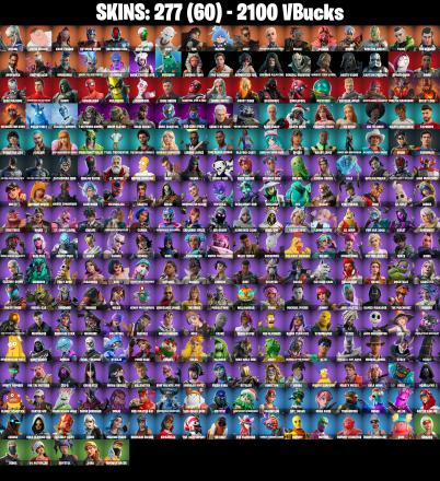 (PC/PSN/XBOX) 277 SKINS π« Renegade Raider β‘οΈ Mizuki π Peter Griffin β‘οΈ Kado Thorne π Optimus Prime β‘οΈ The Foundation π Backlash | 2100 V-Buck | PARENTAL CONTROLS β image 2
