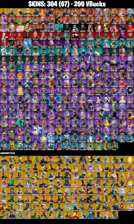 (PC/XBOX) 304 SKINS 🔥 Renegade Raider 🔥 Aerial Assault Trooper 🔥 Victor Elite 🔥 Elite Zadie 🔥 Subzero Cryptic 🔥 Naruto Uzumaki 🔥 200 VB | PARENTAL CONTROLS — image 2