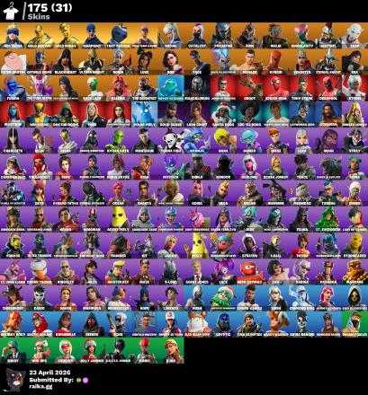 [PC/PSN/XBOX/Nintendo]  175 skins F/A :  Merry Mint Axe | OG STW | Renegade Raider | Neo Versa | Gold Midas | Gold Brutus | Tart Tycoon | Mizuki | Malik | Hybrid | Eternal Knight | Ruin — image 2