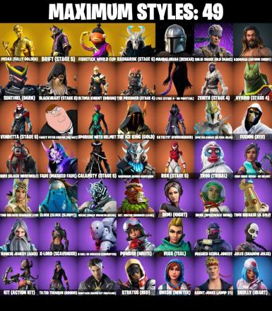 [PC/PSN/XBOX/NINTENDO] 273 SKINS | LEVIATHAN AXE , PSYCHO BANDIT , FISHSTICK (WORLD CUP) , OG STW , JOHN WICK , CIRI , MIDAS (FULLY GOLDEN) , ROGUE AGENT |  | MAIL CHANGEABLE — image 6