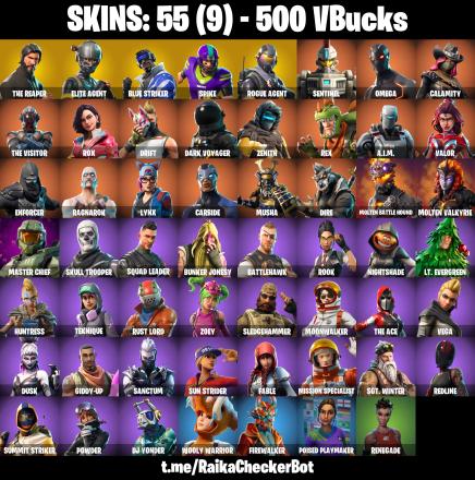 [PSN/XBOX/PC] 55 skins ❄️ The Reaper ❄️ Master Chief ❄️ Elite Agent ❄️ Take The L ❄️ Blue Striker ❄️ Spike ❄️ Rogue Agent ❄️ Sentinel ❄️ Omega ❄️ Calamity ❄️ 500 VB — image 1