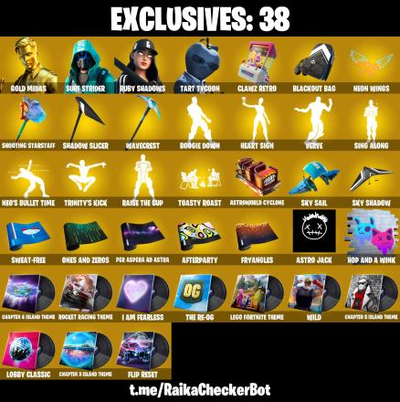 PSN/XBOX/PC ๐ท 176 skins
Gold Midas ๐ท Surf Strider ๐ท Tart Tycoon ๐ท Raz ๐ท Paradigm (Reality-659) ๐ท Era ๐ท Predator ๐ท The Ageless ๐ท Zeus ๐ท The Foundation โ image 5