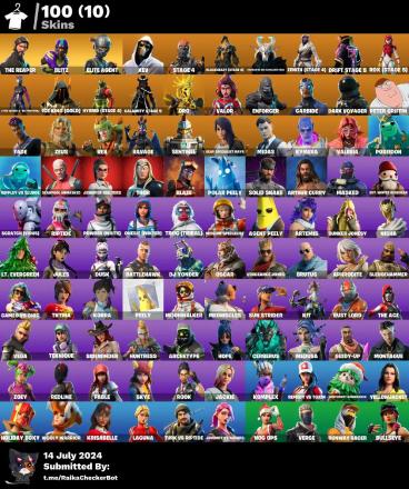 [PC/PSN/XBOX] 100 skins ⭐ The Reaper ✨ Blitz 🌟 Elite Agent ❄ Xev ⭐ Stage 4 ❄ Blackheart (Stage 8) ⭐ Ragnarok (No Shoulder Pad) ✨ | 750 VB — image 3
