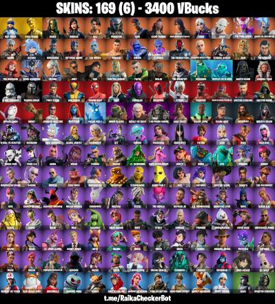 [PSN/PC/XBOX] 169 skins ❄ Neo Versa ⭐ Gold Midas ✨ Hades 🎮 Sorana ❄ Raz 🌟 Predator 🎮 Fade ❄ Kado Thorne ⭐ Gear Specialist Maya ✨ Torin 🎮 Snap ❄ 3400 VB — image 1