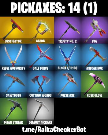 [PC/PSN/XBOX] 15 skins  Black Knight |  Floss | Take The L | Blue Squire | Royale Knight | Sparkle Specialist | Rogue Agent | Havoc | Sub Commander | Carbide — image 2