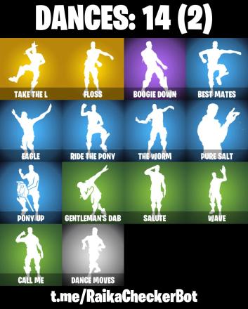 [PC/PSN/XBOX] 15 skins  Black Knight |  Floss | Take The L | Blue Squire | Royale Knight | Sparkle Specialist | Rogue Agent | Havoc | Sub Commander | Carbide — image 3