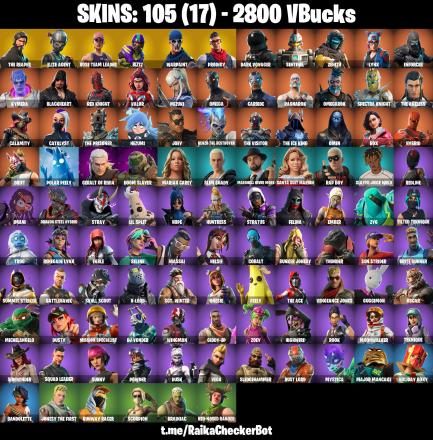 ๐โจ RARE ACCOUNT โจ๐ 105 SKINS ๐ THE REAPER ๐ ELITE AGENT ๐ TAKE THE L ๐ BLITZ ๐ PRODIGY ๐ DARK VOYAGER ๐ SENTINEL ๐ ZENITH ๐ LYNX ๐ ENFORCER ๐ KYMERA ๐ 2800 VB ๐ PSN/XBOX/PC โ image 1
