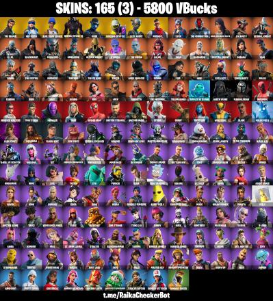 ๐โจ RARE ACCOUNT โจ๐ 165 SKINS ๐ THE REAPER ๐ NEO VERSA ๐ TAKE THE L ๐ OMEGA (STAGE 5) ๐ FIXER ๐ SUBZERO CRYPTIC ๐ ELITE AGENT ๐ PRODIGY ๐ LYNX ๐ 5800 VB ๐ PSN/PC/XBOX โ image 1