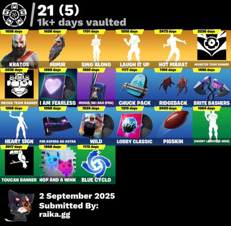 [PC | PSN | XBOX] 143 skins | OG STW | Kratos | Neo Versa | Fixer | Fade | Ronin | Kymera | The Cube Queen | Luxe | Rox | Vendetta | Blackheart | The Scientist | 740 VB — image 3