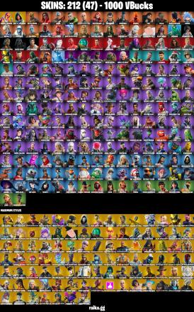 πβ¨RARE STACKEDβ¨π 212 SKINS π SKULL TROOPER π RENEGADE RAIDER π DUMMY SUPREME π FNCS 3:1 CHAMPION π BATTLE HOUND π JOLTARA π RONIN π TWYN π PARADIGM (REALITY-659) π THE IMAGINED π THE AGELESS π OMEGAROK π 1000 VBUCKS β‘οΈPC/PSN/XBOXβ‘οΈ #ITM0202 β image 2
