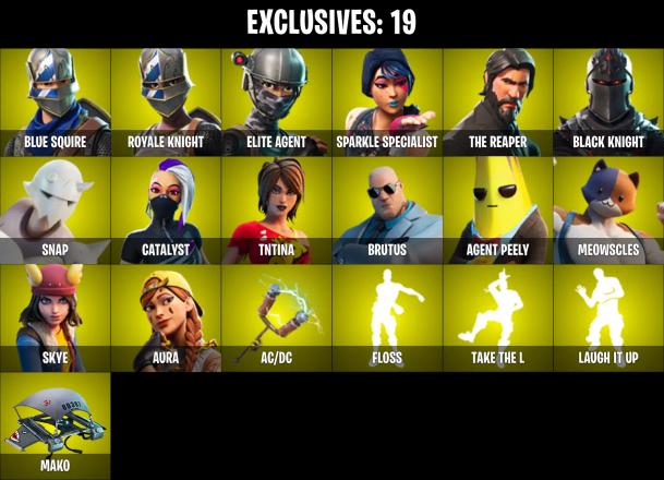 🔥PC/PSN/XBOX🔥 41 SKINS ⭐ BLACK KNIGHT ⭐ SPARKLE SPECIALIST ⭐ THE REAPER ⭐ BLUE SQUIRE ⭐ ROYALE KNIGHT ⭐ ELITE AGENT ⭐ FLOSS ⭐ TAKE THE L ⭐ DEADPOOL ⭐ DARTH VADER ⭐ AURA ⭐ AGENT PEELY ⭐ CATALYST ⭐ ULTIMA KNIGHT ⭐ MALIK ⭐ 1000 VBUCKS ⭐ — image 1