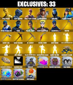 (PC/XBOX) OG STW 🔥 325 SKINS 🔥 Renegade Raider 🔥 Gold Midas 🔥 Tart Tycoon 🔥 Lina Scorch 🔥 Sultura 🔥 Cloud Striker 🔥 2900 VB | PARENTAL CONTROLS — Fortnite account listing