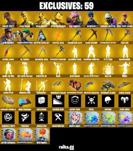💥 EXCLUSIVE OFFER 💥(PC/PSN/XBOX) 178 SKINS 💫 Travis Scott ⚡️ Gold Midas 💍 Gold Brutus ⚡️ Gold Meowscles 💍 Vivi Chroma ⚡️ Subzero Cryptic 💍 Lina Scorch | 2950 V-Buck | PARENTAL CONTROLS — Fortnite account listing