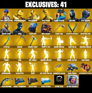 (PC/PSN/XBOX) 276 SKINS 💫 Renegade Raider ⚡️ Aerial Assault Trooper 💍 Blue Team Leader ⚡️ Gold Meowscles 💍 Gold Brutus | 450 V-Buck | PARENTAL CONTROLS — Fortnite account listing