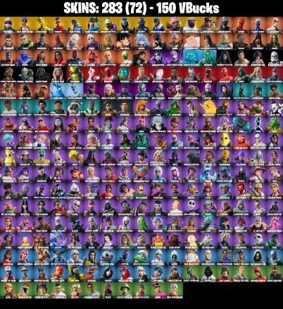 (PC/PSN/XBOX) 283 SKINS 💫 Renegade Raider ⚡️ Neo Versa 💍 Blue Team Leader ⚡️ Gold Midas 💍 Prodigy ⚡️ Blue Striker 💍 Cloud Striker | 150 V-Buck | PARENTAL CONTROLS — image 2