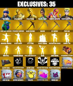 (PC/XBOX) 370 SKINS π₯ Renegade Raider π₯ Neo Versa π₯ Gold Brutus π₯ Gold Midas π₯ Major Glory π₯ Dummy Supreme π₯ Naruto Uzumaki π₯ 500 VB | PARENTAL CONTROLS β Fortnite account listing