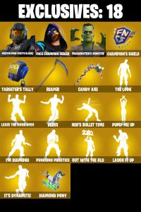 (PC/PSN) 346 SKINS 🔥 Renegade Raider 🔥 Aerial Assault Trooper 🔥 Master Chief (Matte Black) 🔥 FNCS Champion Seeker 🔥 350 VB | PARENTAL CONTROLS — Fortnite account listing