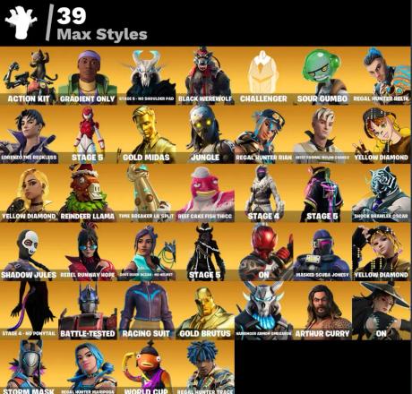 (PC PSN XBOX) 157 skins | LEVIATHAN AXE / CANDY AXE / OG STW | Blue Squire | Blue Team Leader | Gold Midas | Gold Brutus | WORLD CUP | Cloud Striker | Blue Striker | Prodigy — image 5