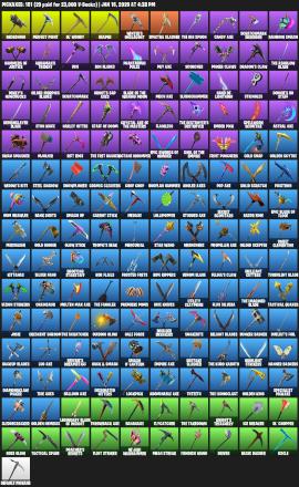 ✅Travis Scott+Joltara+Wild Card etc.✅ 157 Skins + 151 pickaxes ✅ 1814 LVL ✅ — image 4