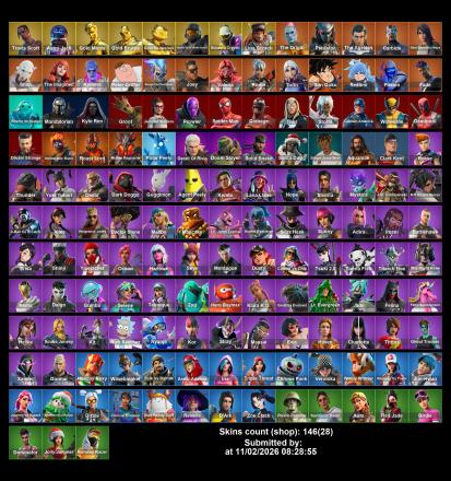 #SM1091 [PC/PSN/XBOX] 146 skins | Travis Scott | Astro Jack | Gold Midas | Gold Brutus | Gold Meowscles | Master Chief (Matte Black) | Subzero Cryptic | Lina Scorch | The Origin — image 6