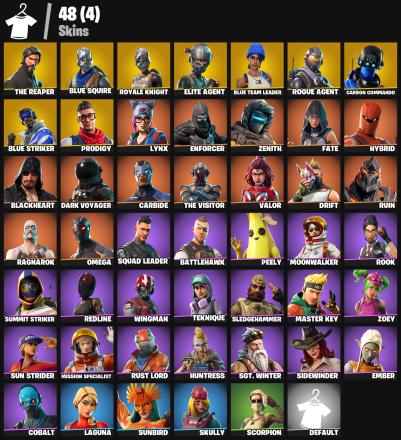 PC/PS/XBOX/SWITCH | 48 Skins | The Reaper | Blue Squire | Royale Knight | Elite Agent | Blue Team Leader | 200 VB — image 3