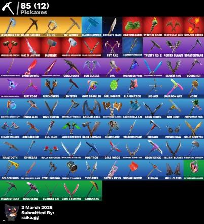 PC/PS/XBOX/SWITCH | 93 Skins | OG STW Deluxe | Black Knight | Sparkle Specialist | Leviathan Axe | The Reaper | 1300 VB — image 5