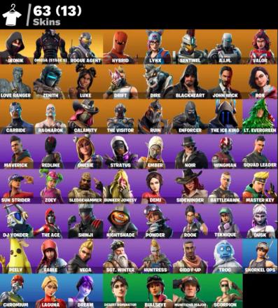 🌀 PC / PSN / XBOX / NINTENDO | 63 SKINS 🎯 | IKONIK | OMEGA (STAGE 5) | ROGUE AGENT | HYBRID | LYNX | SENTINEL | A.I.M. | VALOR | FAST ⚡ | SECURE 🔐 🌀 — image 1