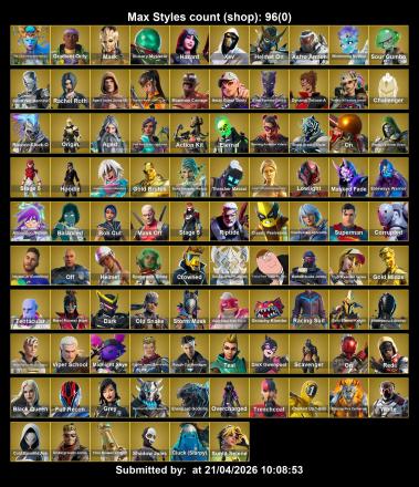 #SM4840[PC/PSN/XBOX] 232 SKINS | GOLD BRUTUS | GOLD MIDAS | CLOUD STRIKER | VIVI CHROMA | SUBZERO CRYPTIC | FIXER | LINA SCORCH | SULTURA | KADO THORNE | SNAP | MIZUKI | 2000 VB — image 4