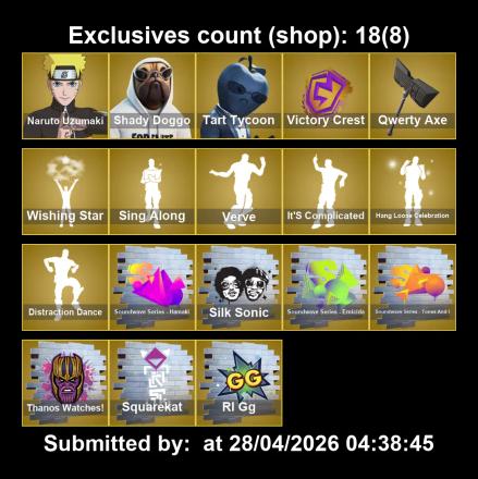 #SM4868[PC/PSN/XBOX] 238 skins | Naruto Uzumaki | Shady Doggo | Tart Tycoon | Predator | Galaxia | Spire Assassin | The Imagined | Peter Griffin | Ronin | Torin | Malik | 1550 VB — image 5