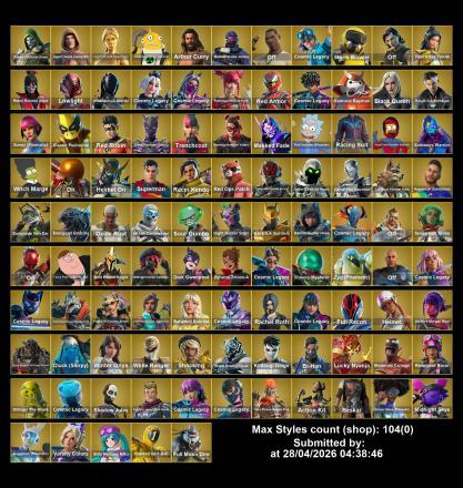 #SM4868[PC/PSN/XBOX] 238 skins | Naruto Uzumaki | Shady Doggo | Tart Tycoon | Predator | Galaxia | Spire Assassin | The Imagined | Peter Griffin | Ronin | Torin | Malik | 1550 VB — image 4