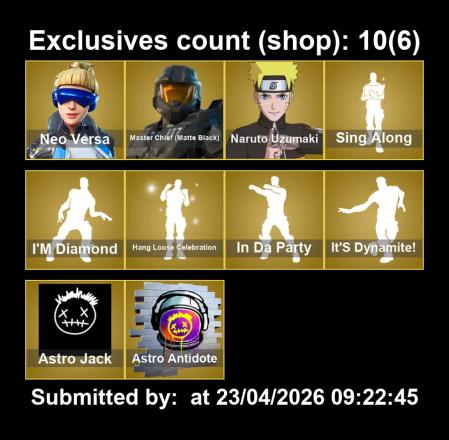 #R7314303 skins | Renegade Raider | Neo Versa | Master Chief (Matte Black) | Naruto Uzumaki | Zeus | Vi | Alli | Omegarok | Predator | Hunter | The Imagined — image 5