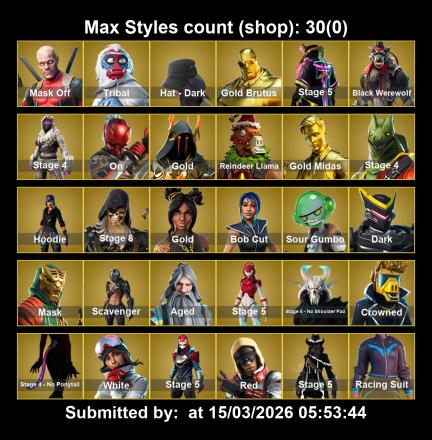 #SM3574[PC/PSN/XBOX] 137 skins | Glow | Travis Scott | Astro Jack | Gold Brutus | Gold Midas | Renee | Major Lazer | Andre | Rogue Agent | Heron Stance Hero | Catalyst | Hime — image 4
