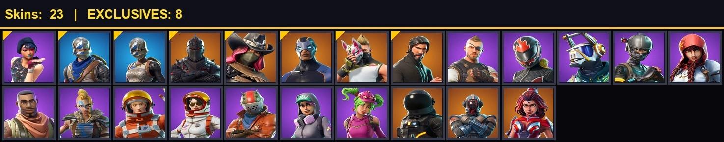 MAIL CHANGEABLE23 Skins PC/PSN/XBOX Black Knight AC/DC Sparkle Specialist Floss Royale Knight Blue Squire — image 1