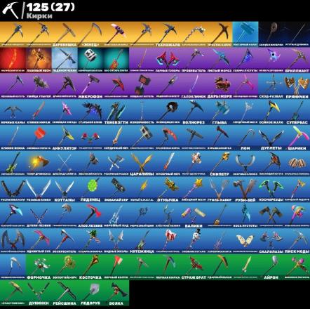 Fortnite ⸱ Level 1483 ⸱ 125 Skins ⸱ 159 Back Blings — image 3