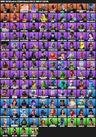 Fortnite ⸱ 134 Skins ⸱ 3200 Level ⸱ Full Access — image 1