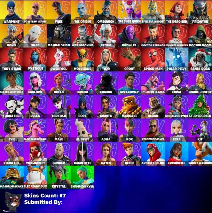 Fortnite ⸱ 67 Skins ⸱ Full Mail Access — image 4