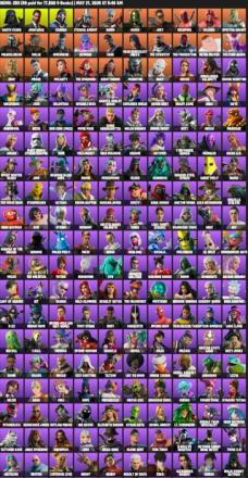 Fortnite ⸱ 289 Skins ⸱ Level 2,478 ⸱ Account 2018 — image 1