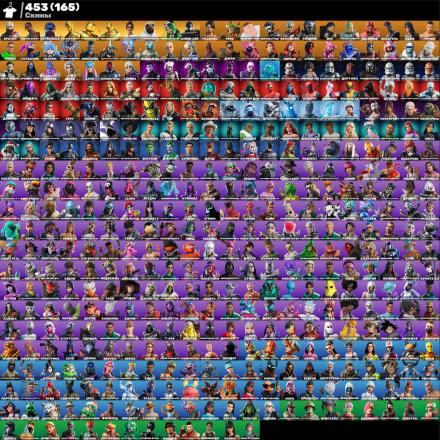 Fortnite ⸱ 455 Skins ⸱ 389 Pickaxes ⸱ 193 Hang Gliders — image 1