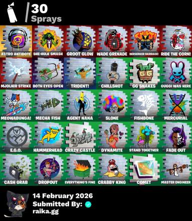 [PC/PSN/XBOX] 24 skins | Master Chief | Travis Scott | Fade | Gear Specialist Maya | Groot | Thor | Ghost Rider | Deadpool | Silver Surfer | 1050 VB — image 8
