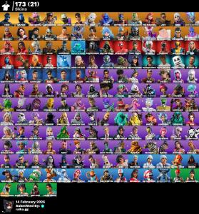 [PC/PSN/XBOX] 173 skins | Fixer | Sultura | Vivi Chroma | Lina Scorch | Subzero Cryptic | The Champion | Snap | Fusion | Optimus Prime | Spectra Knight | 1300 VB — Fortnite account listing