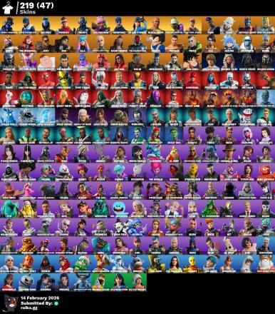 [PC/PSN/XBOX] 219 skins | OG STW | Carbon Commando | Point Patroller | Sultura | Prodigy | Trilogy | Vivi Chroma | Cloud Striker | Black Adam | Subzero Cryptic | 400 VB — image 1