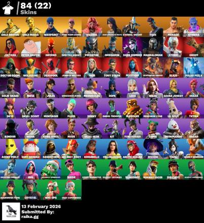 [PC/XBOX] 84 skins | OG STW | Leviathan Axe | Gold Brutus | Gold Midas | Valeria | Gear Specialist Maya | Eternal Knight | Fade | Menace | Kymera|Joltara|550 VB — image 1
