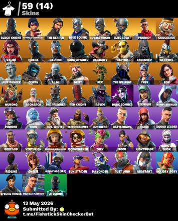 🔥 Black Knight 🌟 OG Raider’s Revenge 💥 Sparkle Specialist + Take The L 59 Skins — image 2