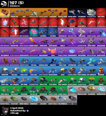 [PC/PSN/XBOX] 126 skins | Gold Brutus | Gold Midas | Derby Dominator | Tart Tycoon | Hybrid | Galaxy Scout | Zenith | Drift | Red Knight | Rox | Sorana | 450 VB — image 2